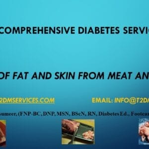 A picture of some people with text that reads : the comprehensive diabetes services.